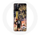 Coque pour Xiaomi Redmi Note 11s 5G PSG Neymar et Mbappé Joyeux noël