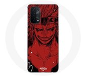 Coque pour Oppo A74 5G Série d'animation Kid One Piece Concept Rouge