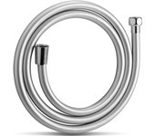 Manguera de grifo de PVC para baño, Flexible, antibobinado, a prueba de explosiones, tubo de agua, cabezal de ducha de mano 1.5m plata