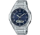 Casio Receptor de ondas WVA-M640D-2A2JF [Reloj de radiocontrol solar Wave ceptor Multi Band6 Azul] Redondo