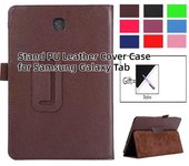 Funda de cuero PU con soporte para Samsung Galaxy Tab A 8,0 2015 SM-T355 SM T350 T355 P350 P355 Flip Smart Tablet Shell Tab A 8.0 2015 T355 de yema verde