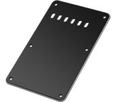 Reemplazo de la cubierta trasera del trémolo de la placa posterior de la guitarra de 3 capas de 6 agujeros para la guitarra eléctrica ST negro