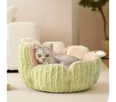 Camas para gatos Accesorios cálidos para perros Casas y hábitats mullidos Productos de peluche para mascotas para el invierno Cojines para la casa Cosas Productos para cachorros Cesta M 46cm