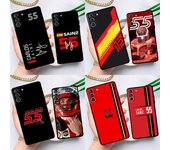 Carlos Sainz F1 Cover For Samsung Galaxy S23 S21 FE S20 FE S22 Plus Note 20 Ultra Note 10 S8 S9 S10 Plus Case Galaxy S23