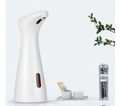 1 Uds. Dispensador de jabón con Sensor infrarrojo inteligente para teléfono, dispensador de jabón para el hogar, HMM blanco