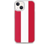 Coque iPhone - Drapeau Autriche - Souple - Plástico Transparente - Compatible iPhone 13