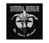 Parche de Dimmu Borgir en Sorte Diaboli One Size blanco/negro