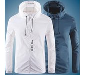 Ropa De Protección Solar Chaqueta De Ropa De Protección Solar Transpirable Delgada De Verano De Seda De Hielo para Hombre M gris