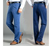 M-9Xl Pantalones De Verano para Hombre Pantalones Sueltos De Pierna Recta Pantalones Flexibles Pantalones De Algodón Ligeros Y Transpirables Pantalones De Golf Informales para Hombres Adultos M azul