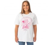 Barbie Womens/Ladies Malibu Off Campus Housing Short-Sleeved T-Shirt XL blanco