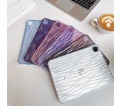 Funda ondulada de agua para iPad 10,2 2021 8th 7th 9th Generation iPad Air 5 air 4 10,9 IPad 10th Gen 2022 Funda delgada de silicona iPad Mini 4 5 azul