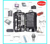 Juegos de destornilladores 115 en 1 de alta calidad, multifunción, ordenador, PC, teléfono, reparación de dispositivos electrónicos digitales, herramientas para el hogar, Bit45-in-1/110-in-1 45-in-1 amarillo