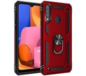 Funda con imán para coche para Samsung Galaxy A71, A51, A41, A31, A11, A01, A10S, A10, A20, A30, A40, A50, A70 For A21 US azul