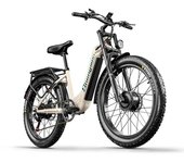 Bicicleta eléctrica SHENGMILO S700 para adultos, 48 V, 17,5 Ah, motor de 2000 W, 50 km/h. brown