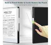 Estuche para tableta Remarkable 2 Paper de 10,3 pulgadas, lanzado en 2020, carcasa protectora rígida con soporte delgado y portalápices negro