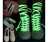 1 par de cordones luminosos para hombres y mujeres, cordones para zapatos, cordones fluorescentes Led brillantes para zapatillas de deporte, zapatos de lona, ​​longitud de cuerdas 80CM/100CM/120cm/140cm 80CM
