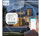 Control remoto de la aplicación del teléfono móvil del controlador del abre-puertas del garaje de Tuya WiFi compatible con Alexa varios colores