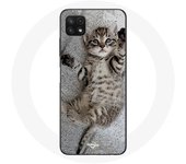 Coque pour Samsung Galaxy A22 5G chaton Bengal dormir