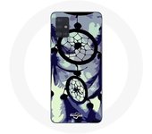 Coque pour Samsung Galaxy A71 Attrape Rêve violet gris et Noir