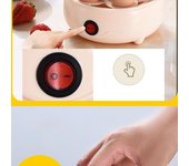 Olla rápida para huevos con capacidad para 6, 12 y 18 huevos, para huevos duros, blandos y medianos, utensilios de cocina multifuncionales para hacer albóndigas