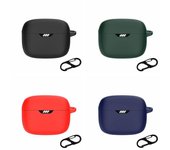 Funda protectora para auriculares, funda de caja de carga anticaída para JBL TUNE BEAM portátil rojo