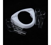 Base para cabezal de cepillo de dientes eléctrico con 4 fundas antipolvo para Oral B