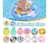 Asiento de anillo de natación inflable para bebés, herramienta de flotación para piscina para niños, tubo de anillo de natación, equipo de juego de playa para deportes acuáticos al aire libre, juguete CHINA