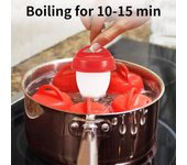 3/6 piezas de silicona sin BPA para cocinar huevos al vapor, tazas de silicona antiadherentes para cocinar huevos, escalfador rápido de huevos para el desayuno, herramienta de cocina