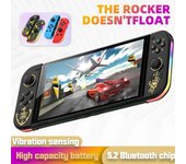 Mando de juego de lujo para Nintendo Switch Oled Lite L/R Joy Controller con doble vibración Contras RGB LED 5.2 BT Gamepad para PC YUZU