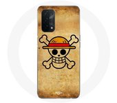 Coque pour Oppo A54 5G Manga One Piece Tete de Mort