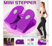 Mini escalera aeróbica multifunción paso a paso, portátil, silenciosa, escalada, caminar, sentado, máquina de ejercicio, equipo de Fitness para el hogar y la Oficina color rosa