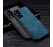 Funda Premium de piel sintética para teléfono Samsung Galaxy A52, A51, A72, A71, A32, A42, funda de Color sólido para Samsung Galaxy A22, A22s, 4g, 5g Galaxy A22 4G azul oscuro