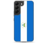 Coque Téléphone - Samsung - Galaxy S23 Ultra - Drapeau Nicaragua - Souple - Multicolore