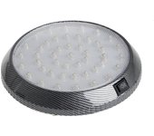 Luz de lectura LED universal para RV, barra de luz de techo interior para caravana o remolque blanco cálido