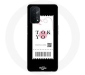 Coque pour Oppo A74 5G Billet d'avion Tokyo Japon
