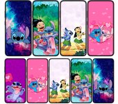 Funda para iPhone 16 15 Xiaomi Redmi Note 14 13 12 11 Pro Max X 16e Samsung Galaxy S25 S24 S23 Moto OPPO Huawei Fashion Lilo Cartoon Stitch Phone Case for Samsung Galaxy A14 aero