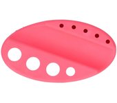 Soporte de silicona para pigmentos de tatuaje, reutilizable, lavable, para bolígrafo de microblading, color rosa