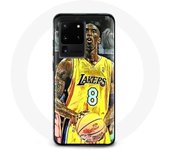 Coque pour Samsung Galaxy S20 Ultra Kobe Bryant Dunk lakers 8 NBA Noir