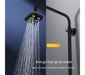 Cabezal de ducha de lluvia con flujo de agua mágico de alta presión, mini ducha de lluvia, accesorios de baño para ahorrar agua