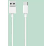 Cable de datos Xiaomi USB-C Cable de carga Mi tipo C de 100cm para Xiaomi 10 Redmi Huawei Mate Samsung blanco