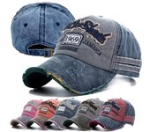 Gorra de béisbol lavada Unisex, gorra Snapback de verano de alta calidad para hombres y mujeres, sombrero de papá con letras 1969 55cm-60cm azul marino