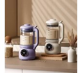 Licuadora eléctrica de leche de soja de 1000 ml, licuadora inteligente automática de alimentos, exprimidor de frutas, hervidor de agua, máquina para hacer pasta de arroz, 220 V EU&220V blanco