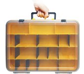 Caja Lua portátil doble, caja de cebo de pesca Lua, caja de almacenamiento de cebo falso, caja de herramientas, caja de aparejos de pesca, cajas de accesorios de gran capacidad