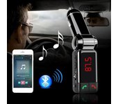 Reproductor de música sin cable LCD para automóvil Bluetooth Transmisor FM Kit MP3, Transmisor FM Bluetooth para automóvil