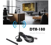 DTA-180 HD Digital TV interior Antena dual DVB-T Antena HDTV Antena de refuerzo aéreo TV Stick