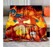 Manta de franela de dibujos animados de Pokémon Charizard, 6 tamaños, figuras de Pikachu, mantas para el sofá del hogar, regalo de Navidad para niños 30x40in