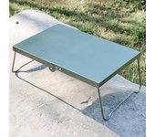 Mesa plegable portátil para acampar, mesas de café pequeñas, mesa de picnic ultraligera para exteriores, senderismo, mesa plegable negro