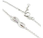 Les Trésors De Lily [I3933] - Bracelet Argent 'Chorégraphie' argenté (rhodié) - 16x6 mm plata