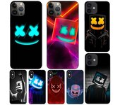 Funda de teléfono DJ Marshmallow para iPhone 13 12 11 Pro Max Mini Xs X Xr 7 8 6 6s Plus Se 2020 Carcasa protectora a prueba de golpes de alta calidad iphone xs max