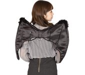 Ala de bruja unisex negra para cosplay de Clear Stone Party City